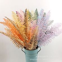 仿真5叉波斯草 迷雾 雾凇 香草婚庆装饰花吊顶森式婚礼堂工程软装