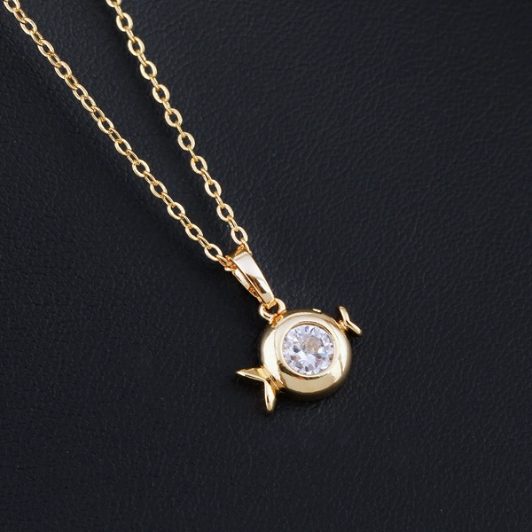 Кулон, золотой цирконий, подвеска, ebay, опт, 18 карат