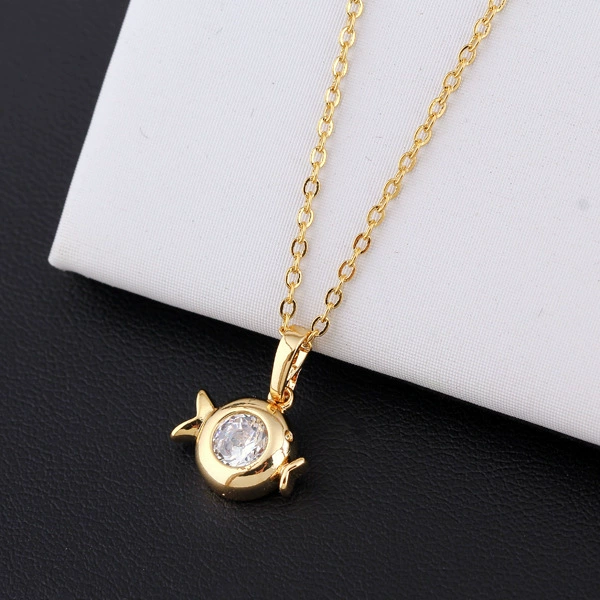 Кулон, золотой цирконий, подвеска, ebay, опт, 18 карат