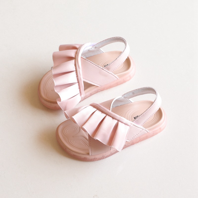 Summer cute beach sandals girl's flower-shaped