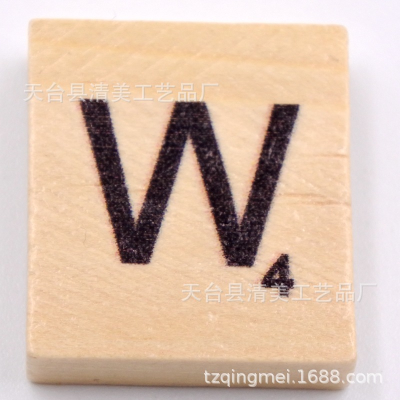 Cubo de pino 26 letras en inglés madera natural letras en inglés unidad 26 letras piezas de madera letras en inglés