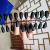 Matte fake nails for manicure, European style, ready-made product