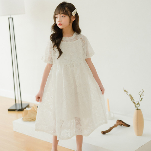 Little Girl Dress with Big Kid Features