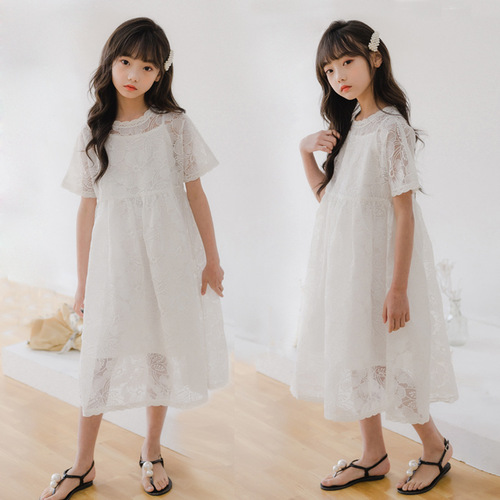 Little Girl Dress with Big Kid Features