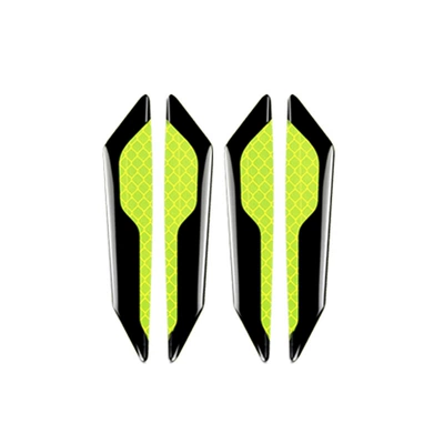 Qapı və bamper qoruyucu zolaqlar reflective warning stickers carbon fiber