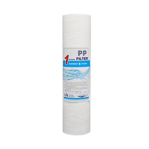 Wholesale water purifier filter element flat mouth universal 10 inch PP cotton filter element household water purifier front melt blown filter element