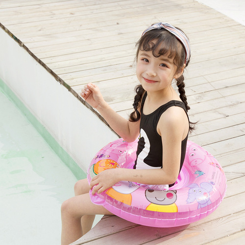 Xiaolu ins cartoon children's swimming ring upgraded with trouser pocket unicorn seat baby crotch armpit ring