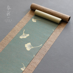 Waterproof fiber tea mat linen table flag table mat tea fabric tea mat Zen tea tray mat tea set accessories