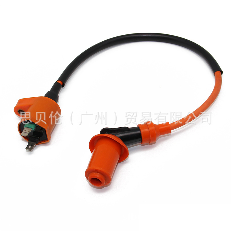 Paquete de alta presión scooter gy6/50cc/125cc/150cc naranja modificado bobina de encendido de alta calidad