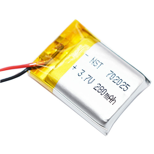 702025 polymer lithium battery 280mAh beauty hydration massager rechargeable lithium battery manufacturer msds