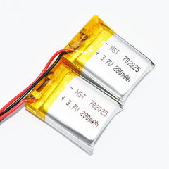 702025 polymer lithium battery 280mAh beauty hydration massager rechargeable lithium battery manufacturer msds