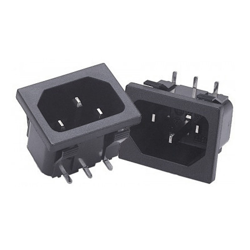 厂家销售品字尾插座  AC电源插座 PCB电源插座  捷森JEC插座