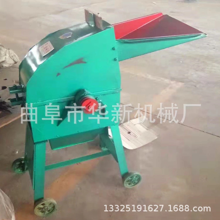 牧草玉米秸秆打粉机 商业用电锤片式粉碎机 除尘锤片秸秆粉草机