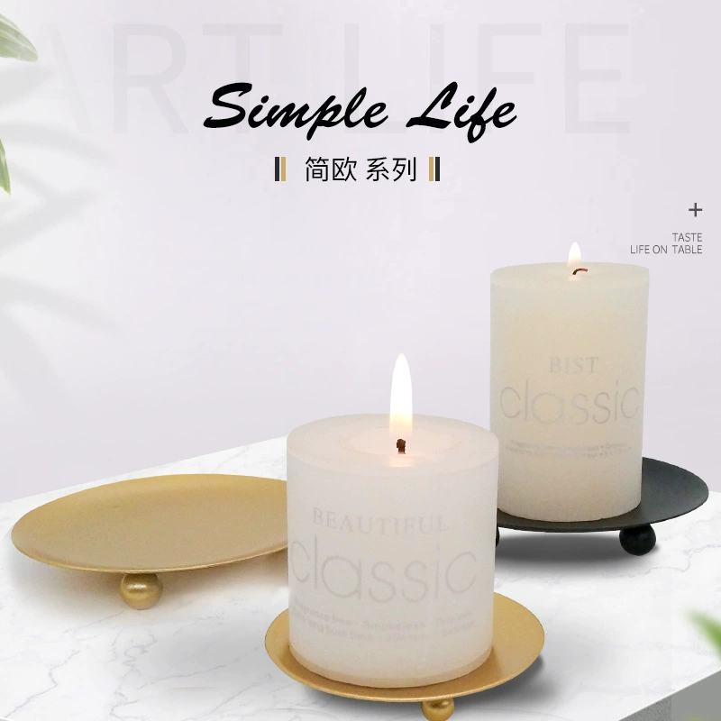 Amazon Mini Nordic Golden Iron Candle Creative Simple Geometry Romantic Candle Cup Table Swatings