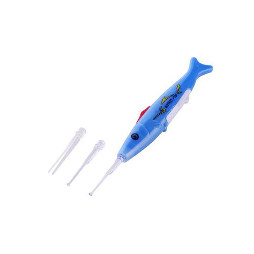 Cartoon fish-shaped detachable cleaning ear scoop for adults and children luminous ear picking tool ear picking tool