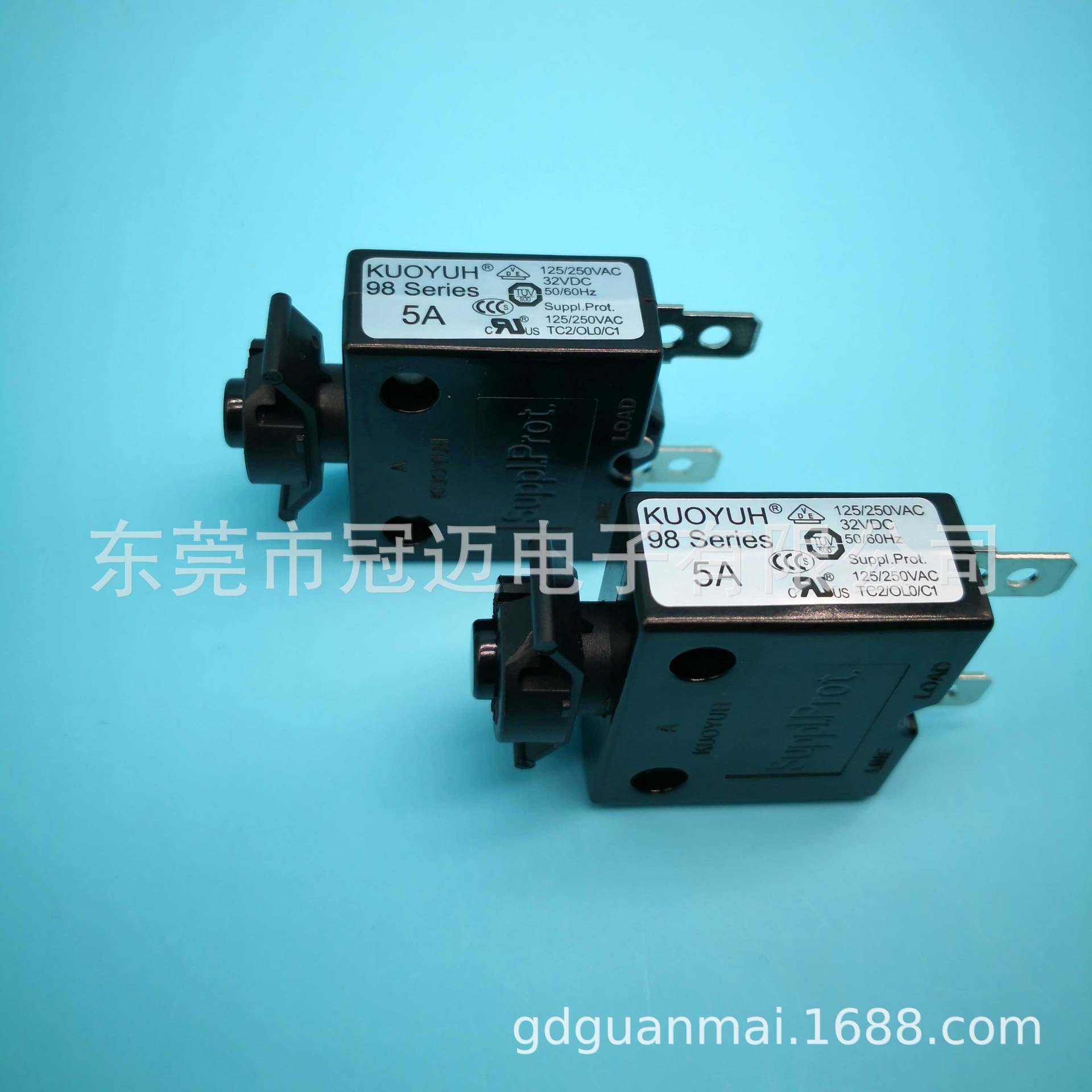 过载保护器 98-5A 卡式 断路器 漏电保护模具设备 电动车 制氧机