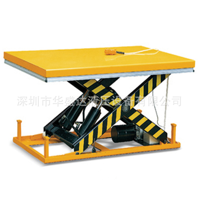 1吨电动升降平台 固定式装卸升降台 液压升降机 举升台