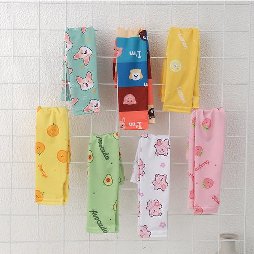 Children's Ice Sleeves Summer Thin Ice Silk Gloves Girls Kids Princess Baby Sun Protection Arm Ice Sleeves Sleeves