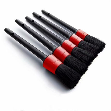 Car beauty brush car air conditioning outlet brush 5-piece set multi-functional cleaning and maintenance detail gap brush