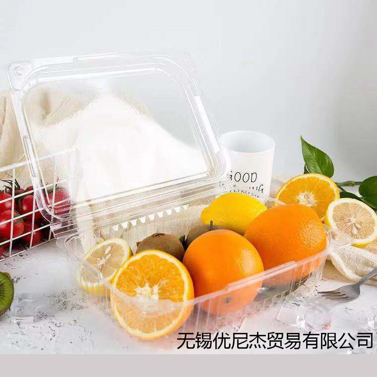 1000g水果盒一次性果蔬包装盒塑料2斤3斤装草莓蔬菜保鲜盒 透明盒