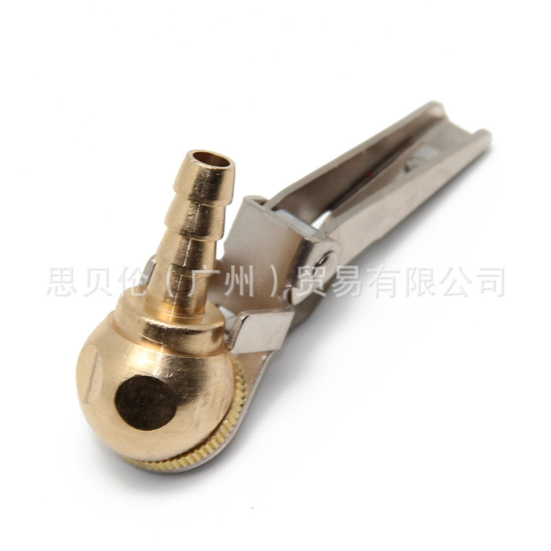 Cabeza de bola de cobre boquilla inflable bomba de inflado boquilla pistola boquilla de cabeza de cobre de inflado boquilla cabeza redonda inflado boquilla