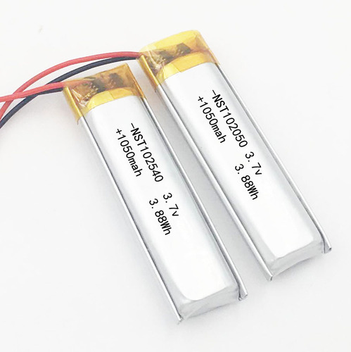 102050 Manufacturer Microphone K Gebao Soft Pack Lithium Battery Rechargeable Polymer Battery for Lamps 1050mA