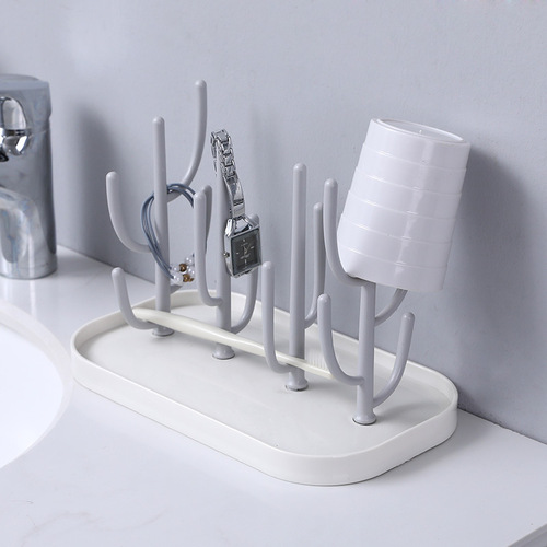 Baby cactus bottle drying rack Multifunctional infant bottle and cup draining rack Detachable bottle rack