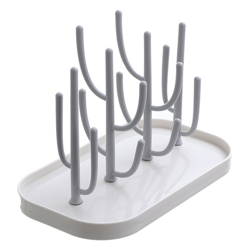 Baby cactus bottle drying rack Multifunctional infant bottle and cup draining rack Detachable bottle rack