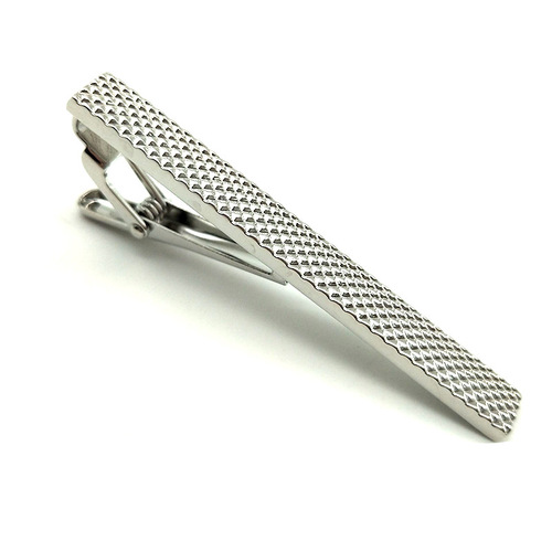 Formal tie accessories jewelry copper material pattern tie clip glossy twill men's business prismatic tie clip