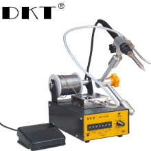 DKT-375B焊锡机脚踏出锡万向手臂焊接自动送锡机调温机器人焊锡