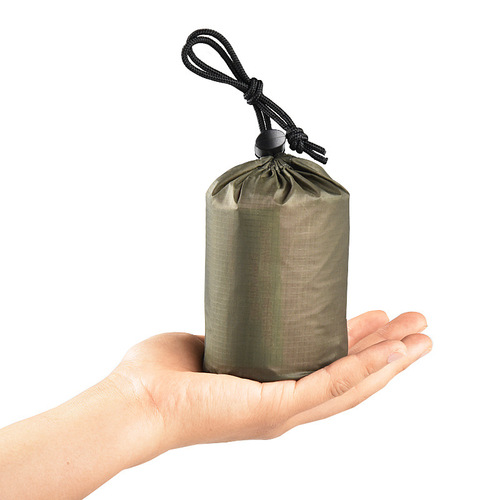 Cross-border single outdoor sleeping bag PE aluminum film sports emergency tent sleeping bag warm emergency sleeping bag with storage bag