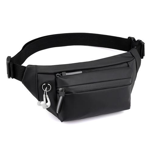 Hao Dier fashion trend waist bag sports waterproof crossbody bag outdoor men's chest bag multi-functional mobile phone bag for women
