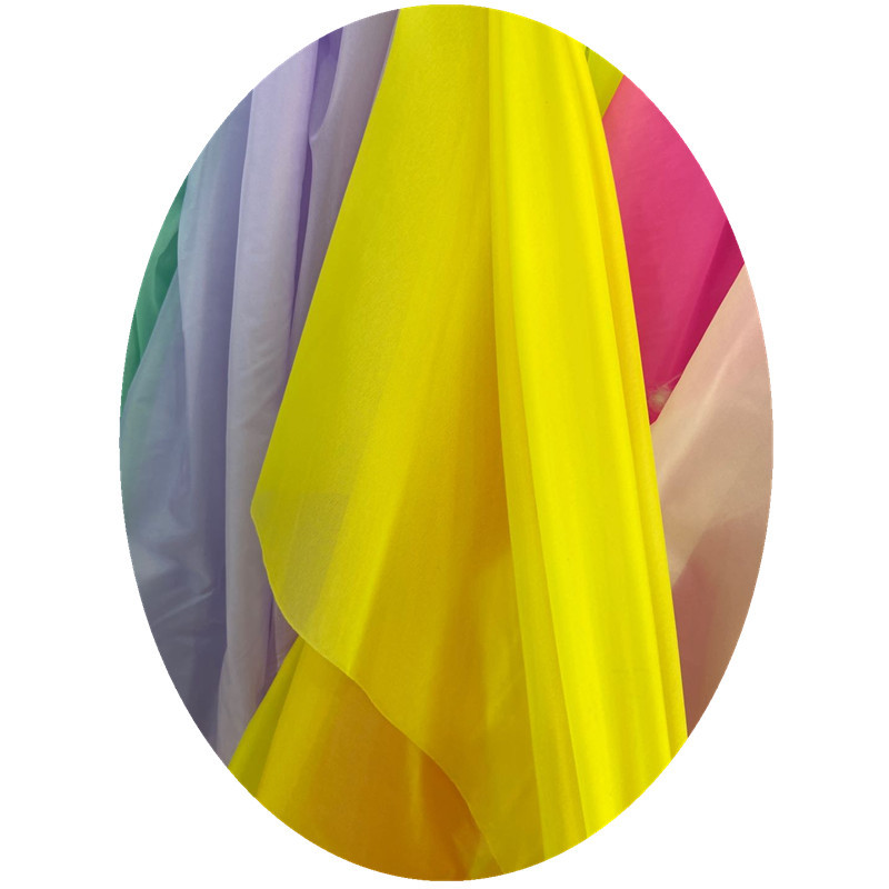 15D20D ropa de protección solar Lisa tela de primavera y verano para niños ropa de protección solar falda camisola tela ligera en stock