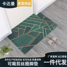 絲圈地墊PVC進門墊防滑地墊家用衛生間廚房腳墊門墊定制
