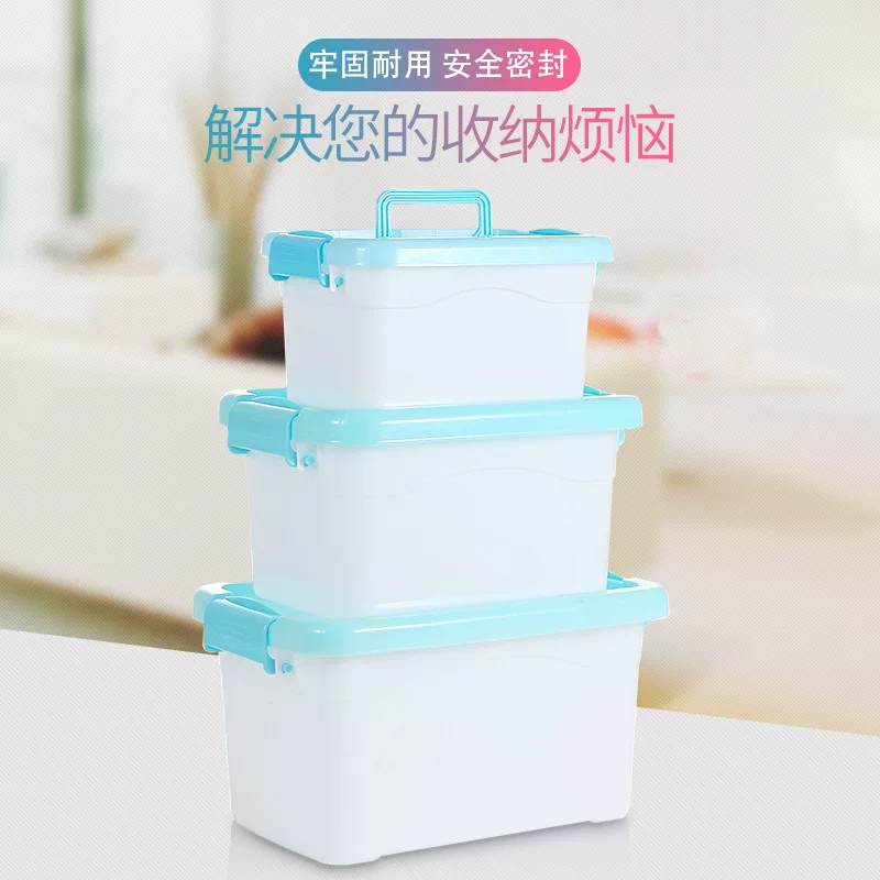 Прозрачная коробка для хранения, маленькая ручка, игрушка, система хранения