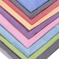 細條紋滌綸布料 圓點印花面料滌綸印花布小圓點面料一件代發