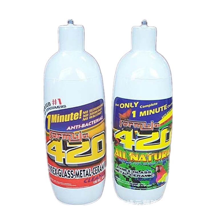 2025新款PVC高频热合充气不倒翁广告瓶模型空气可循环商业展示道