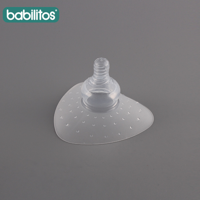 Wholesale mother nipple stickers anti-bite protective cover food grade silicone breast milk protective sleeve auxiliary feeding pacifier