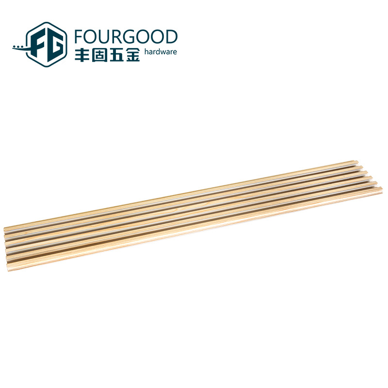 DuoGu fábrica al por mayor de aluminio ranura horizontal supermercado tienda de ropa modelo de habitación estante de aleación de aluminio pantalla gancho universal ranura para tablero