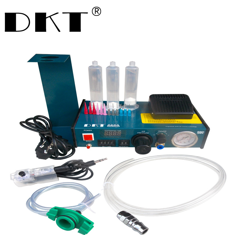 DKT-983A点胶机 脚踏/手按开关电子点胶机 数显自动点胶机 滴胶机