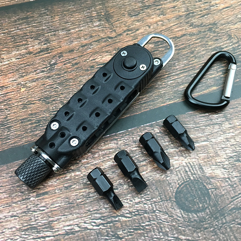 Regalo creativo: mini cacciavite magico multifunzione, portatile per ciclismo all'aperto con luce LED, cacciavite combinato_voghion.com