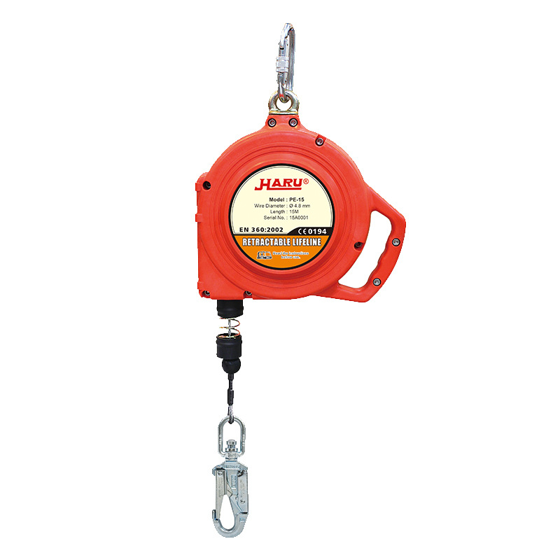 Taiwán Xinhui HARUHB Dispositivo de autobloqueo de trabajo aéreo 6 metros 10 metros 30 metros estándar nacional Haru dispositivo de prevención de caídas de desaceleración