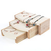 Jewelry from natural wood, stand, coffee table, accessory, props, set, bracelet, necklace, 3 piece set