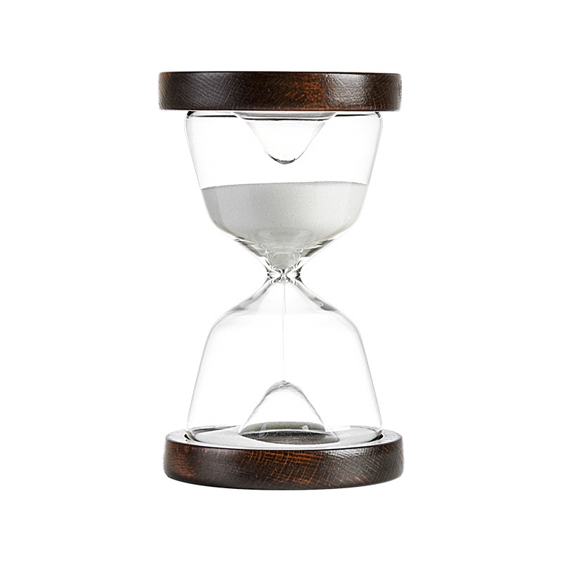 Directo de fábrica al por mayor reloj de arena temporizador de doble cara base 15 minutos moda creativa reloj de arena decoración regalo de cumpleaños