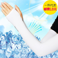 Upgraded Summer Sunscreen Sleeve with Extended Ice Silk Arm Sleeves for Men and Women, Driving and Cycling Gloves Sleeve, Wholesalers and Dropshipping