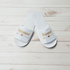 Wedding pajamas party pull plush open -toe slippers BRIDE hot varabon hotel disposable supplies