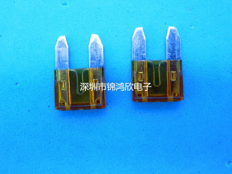 厂家直销5A小号汽车插片保险丝 尖脚汽车插片保险丝