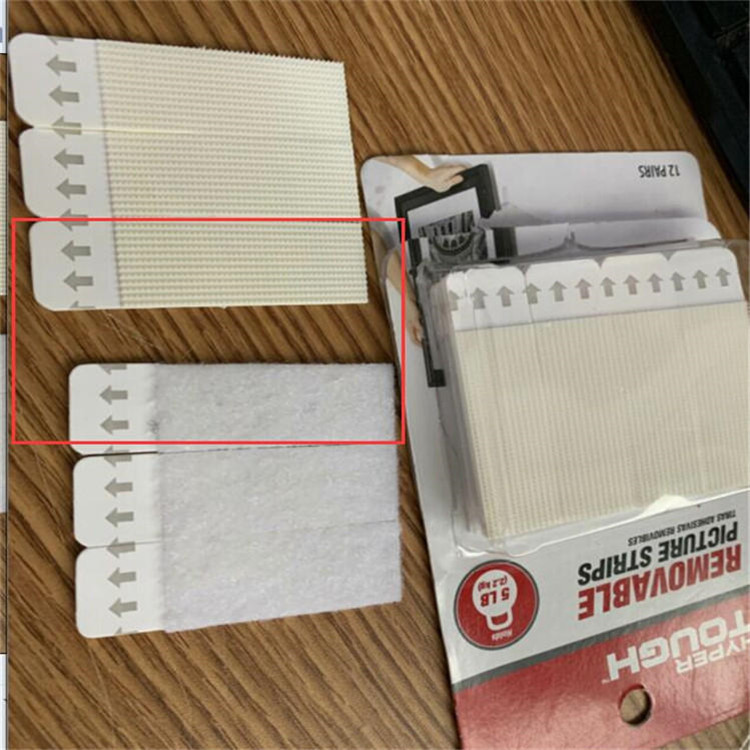 Manufacturers supply Goldman white black magic buckle seamless patch magic buckle removable seamless adhesive for repeated use