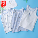Хлопковый детский летний жилет подходит для мужчин и женщин, детская дышащая пижама без рукавов, подходит для подростков