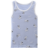 Хлопковый детский летний жилет подходит для мужчин и женщин, детская дышащая пижама без рукавов, подходит для подростков